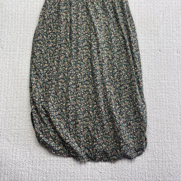 PrAna Dress Women L Green Floral AOP Outdoor Active Nature Built In Shelf Bra - Picture 11 of 13